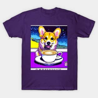 Corgi And Coffee T-Shirt